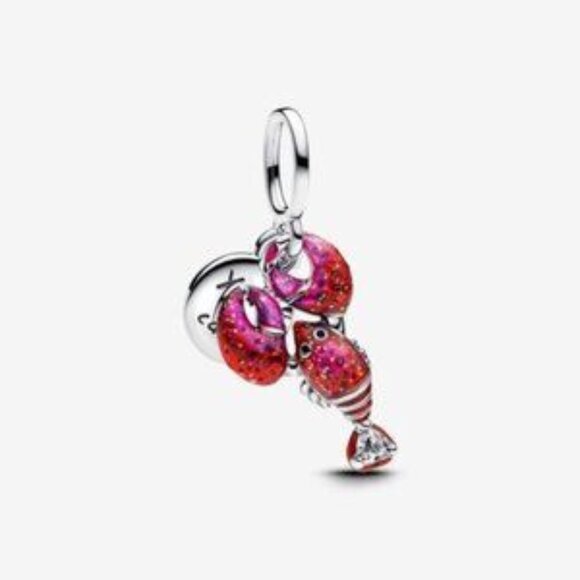 Pandora Lobster Dangle Charm - Picture 1 of 6